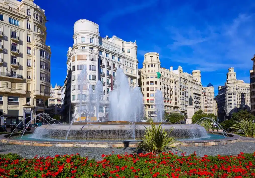 Fuente en la Plaza del Ayuntamiento